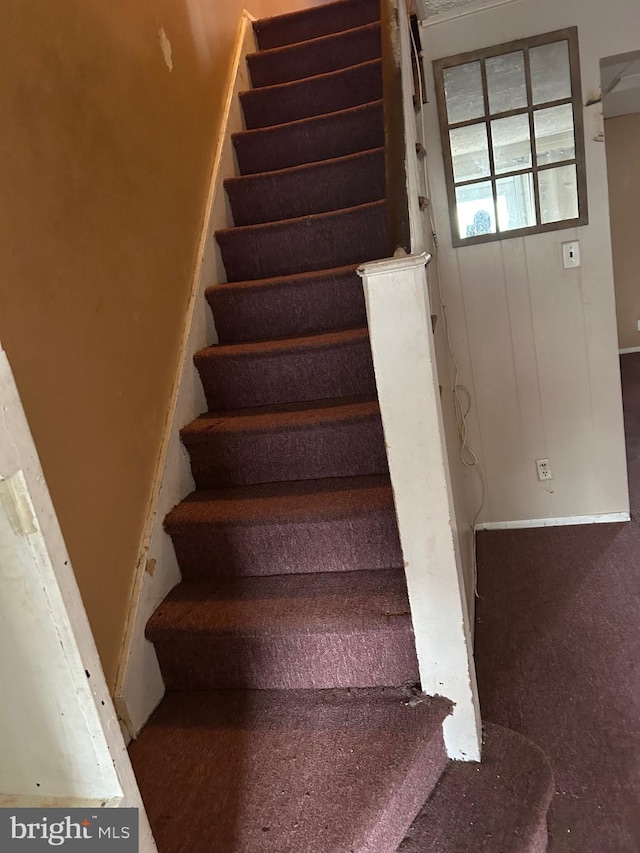 view of staircase