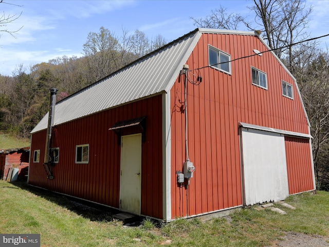 view of outbuilding with an outdoor structure