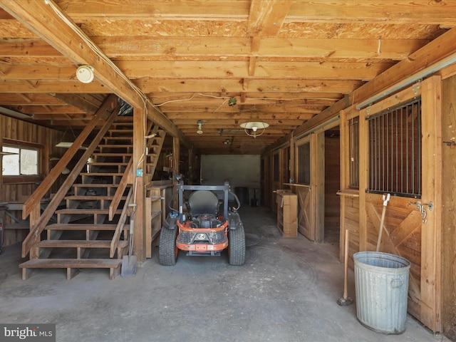 view of stable