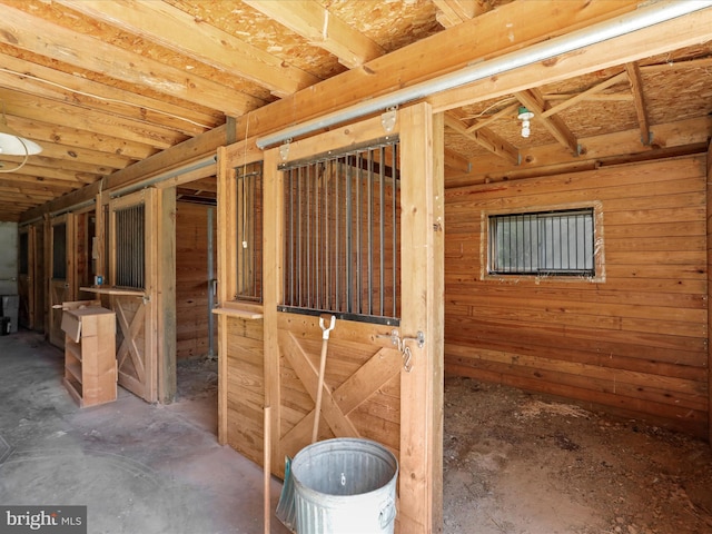 view of stable