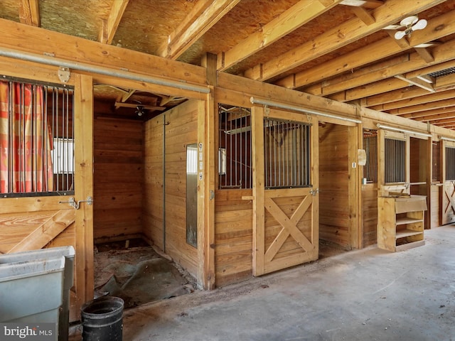 view of stable