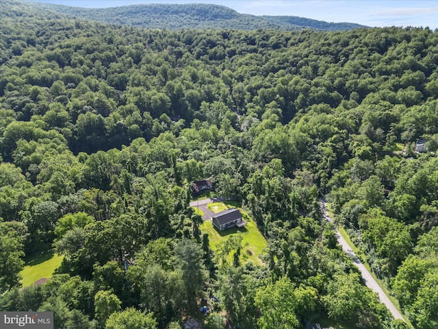 47 Snowbird Ct, Front Royal, VA 22630 - aerial view of a forest and a mountainous background