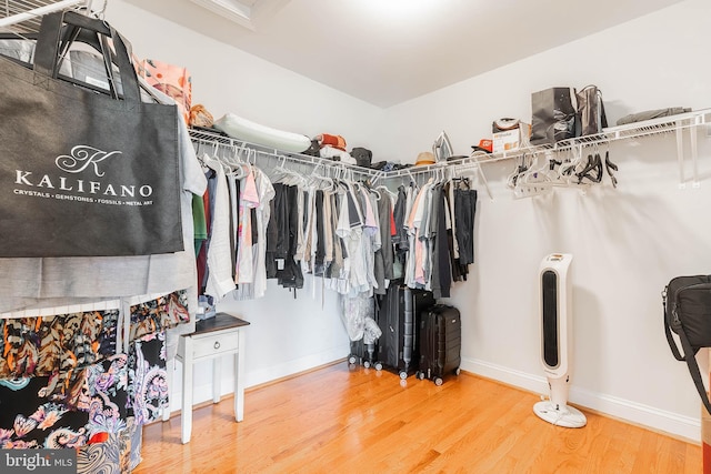 15332 Ballerina Loop, Woodbridge, VA 22193 - walk in closet with wood finished floors