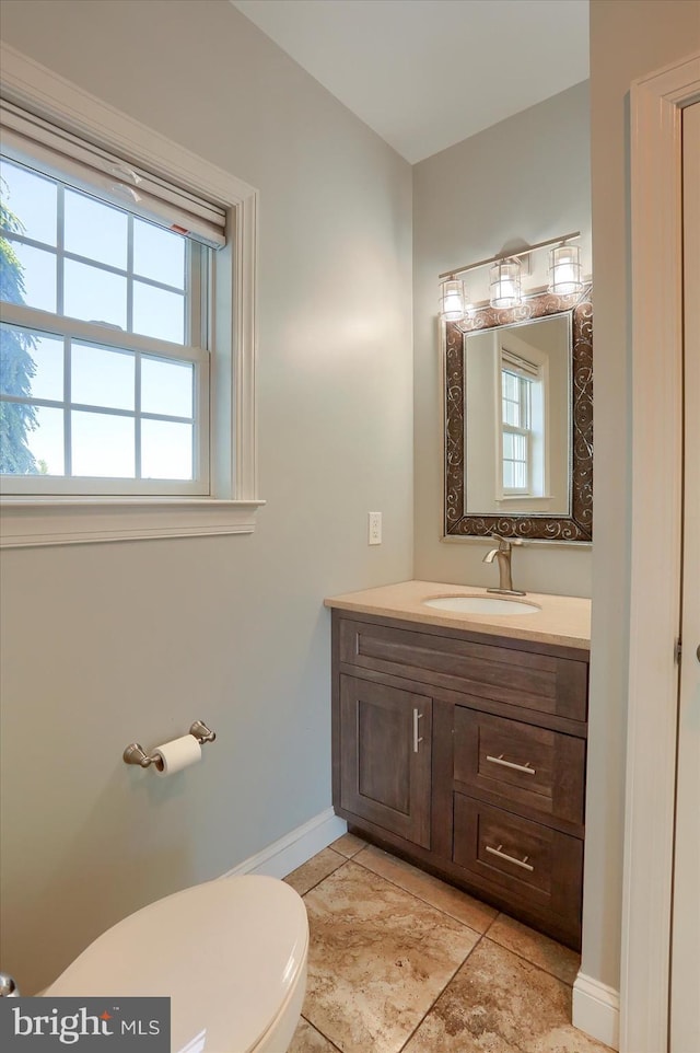121 Rich Valley Rd, Mechanicsburg, PA 17050 - half bathroom with vanity, baseboards, and toilet