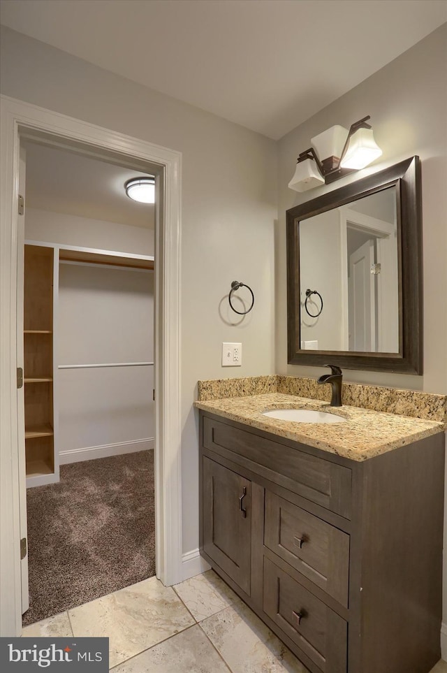 121 Rich Valley Rd, Mechanicsburg, PA 17050 - bathroom featuring vanity and baseboards