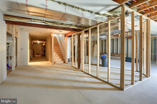 121 Rich Valley Rd, Mechanicsburg, PA 17050 - miscellaneous room featuring stairs and concrete floors