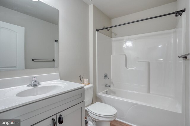 210 Rojan Rd Lot 1, Dover, DE 19901 - full bathroom featuring toilet, shower / washtub combination, and vanity