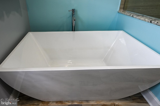 details with a tub to relax in