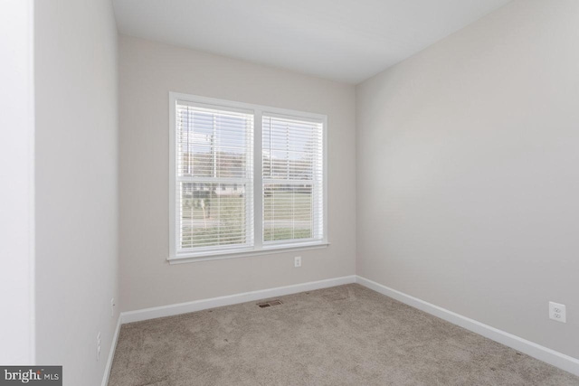 3393 Monterey Dr, Rockingham, VA 22801 - empty room featuring visible vents, baseboards, plenty of natural light, and carpet flooring