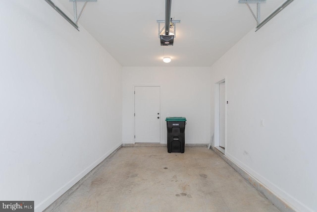 3393 Monterey Dr, Rockingham, VA 22801 - garage featuring baseboards