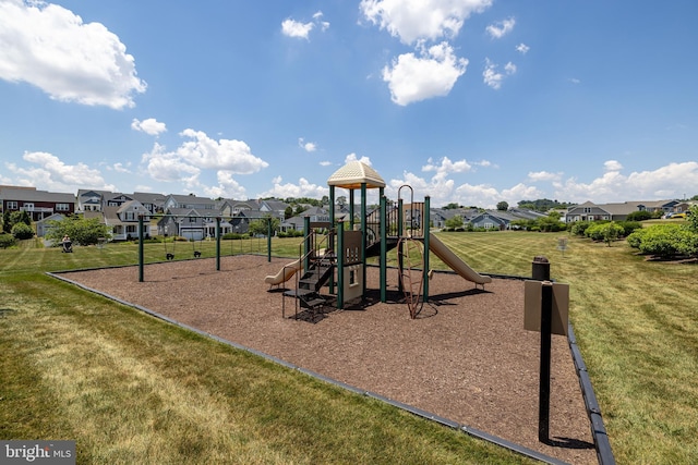 3393 Monterey Dr, Rockingham, VA 22801 - community play area featuring a residential view and a lawn