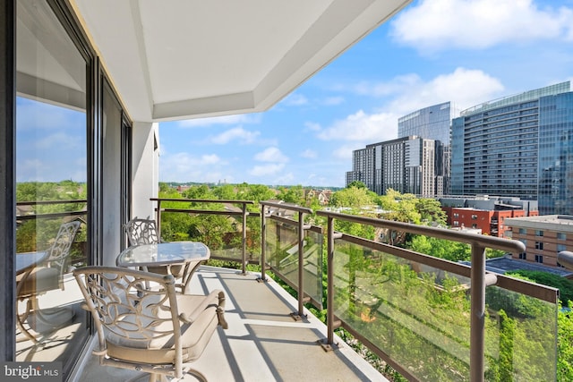 1530 Key Blvd Unit 528, Arlington, VA 22209 - balcony featuring a city view
