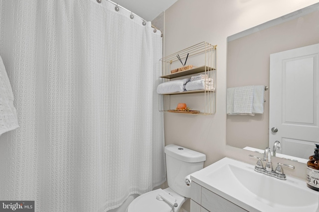 510 Quincy St NW, Washington, DC 20011 - full bathroom with toilet and vanity