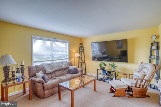 103 N Spinnaker Ln, Milton, DE 19966 - living room featuring carpet and baseboards