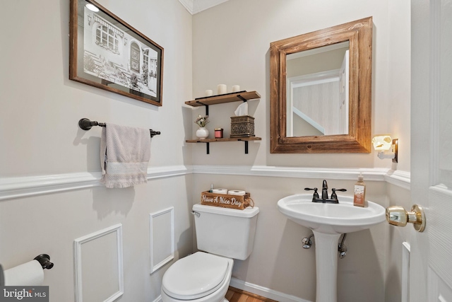 bathroom with toilet