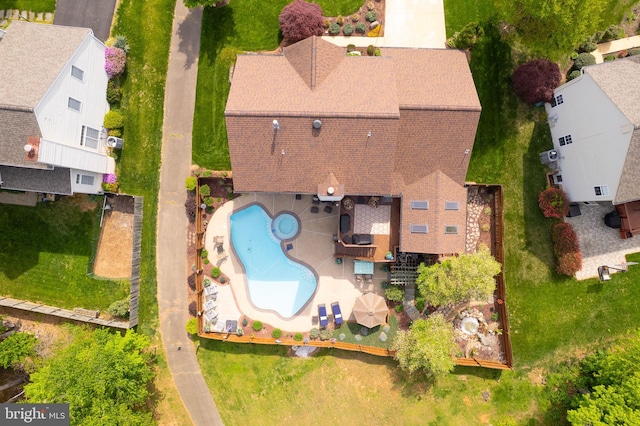 aerial view