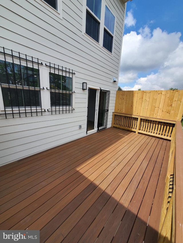 5100 Fitch St SE, Washington, DC 20019 - view of wooden terrace