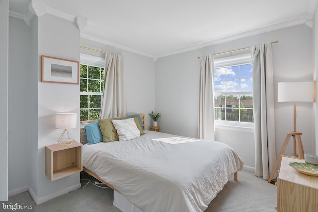 9060 Moonshine Holw Unit G, Laurel, MD 20723 - bedroom with ornamental molding, light carpet, multiple windows, and baseboards