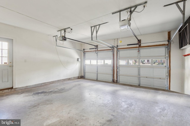 9313 Braymore Cir, Fairfax Station, VA 22039 - garage with a garage door opener