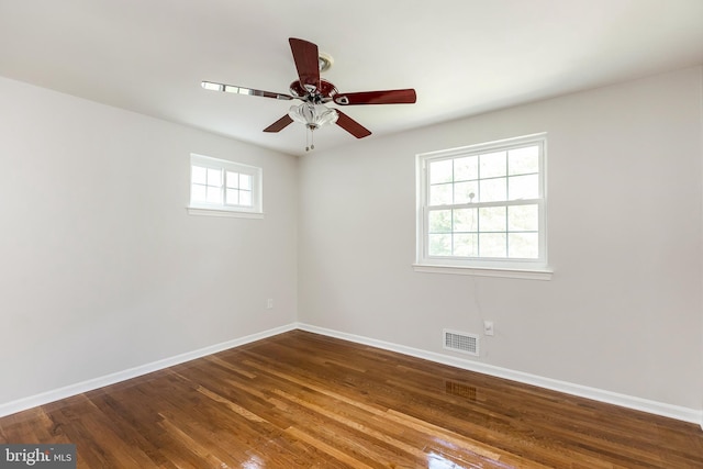 5310 Orchardson Ct, Fairfax, VA 22032 - empty room featuring baseboards, wood finished floors, and ceiling fan
