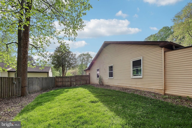 7303 Westwind Ct, Bowie, MD 20715 - exterior space with a lawn and a fenced backyard