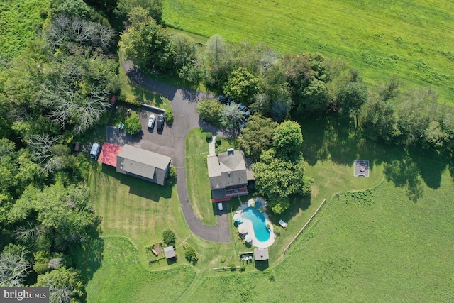 110 Clay Ridge Rd, Ottsville, PA 18942 - aerial overview of property's location with a pool area