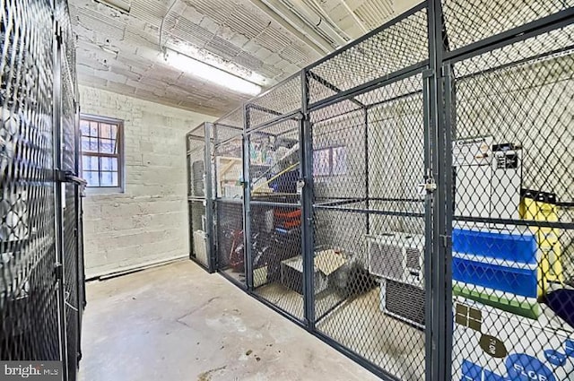 view of storage room