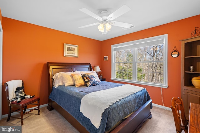 109 Aulee Ct, Winchester, VA 22602 - bedroom featuring carpet floors, a ceiling fan, and baseboards