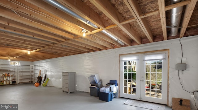 109 Aulee Ct, Winchester, VA 22602 - basement with french doors