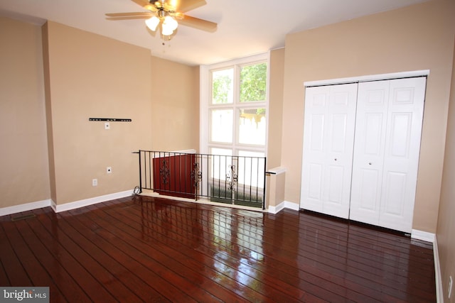 506 S 11th St Unit 33, Philadelphia, PA 19147 - unfurnished bedroom with a closet, baseboards, and hardwood / wood-style floors