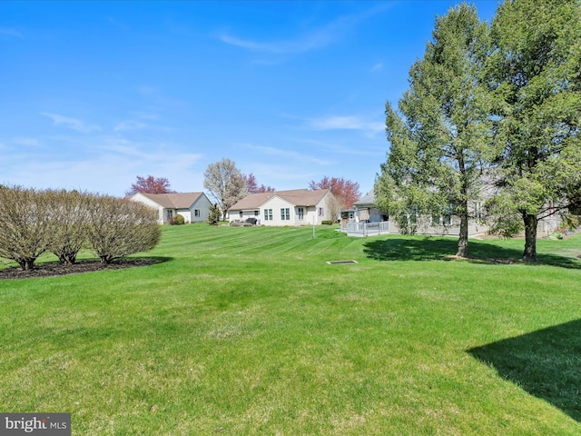 view of yard