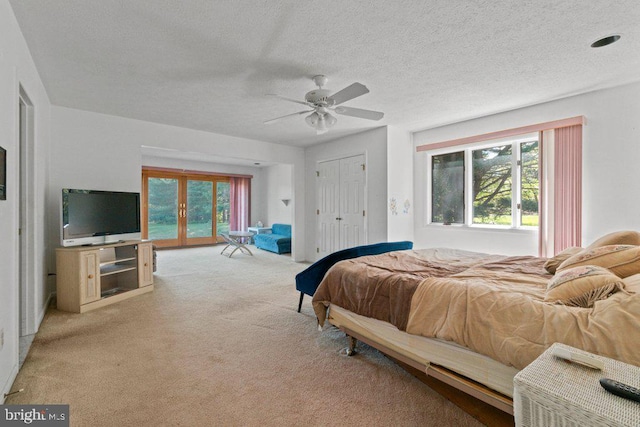 1113 Janice Ct, Joppa, MD 21085 - bedroom featuring carpet floors, a textured ceiling, and ceiling fan