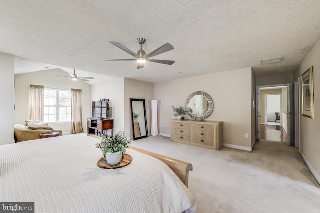 10107 Linford Ter, Lanham, MD 20706 - bedroom featuring visible vents, baseboards, carpet flooring, and a textured ceiling