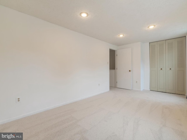 653 Willowby Run, Pasadena, MD 21122 - unfurnished bedroom with light colored carpet, baseboards, and recessed lighting