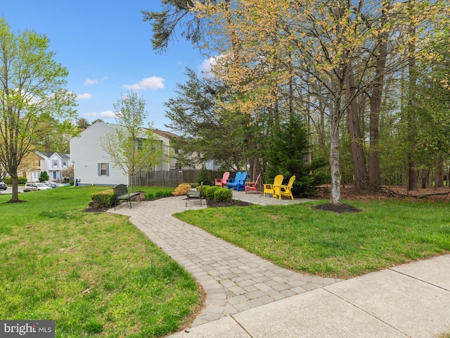 653 Willowby Run, Pasadena, MD 21122 - view of yard featuring a patio and fence
