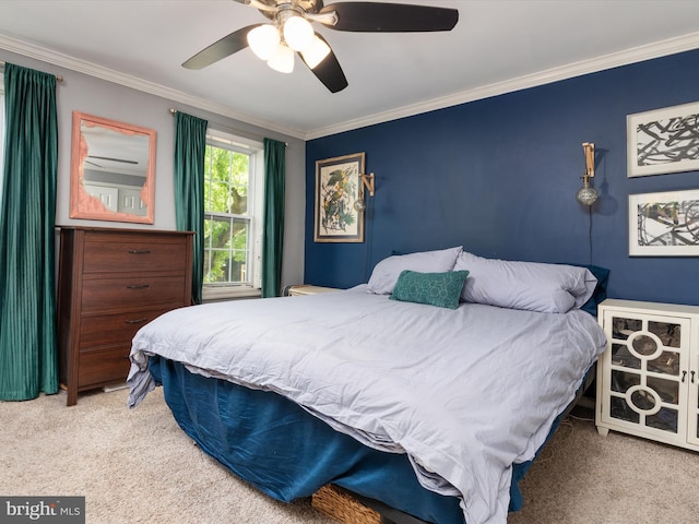 15 Morris St, Annapolis, MD 21401 - carpeted bedroom with crown molding and a ceiling fan