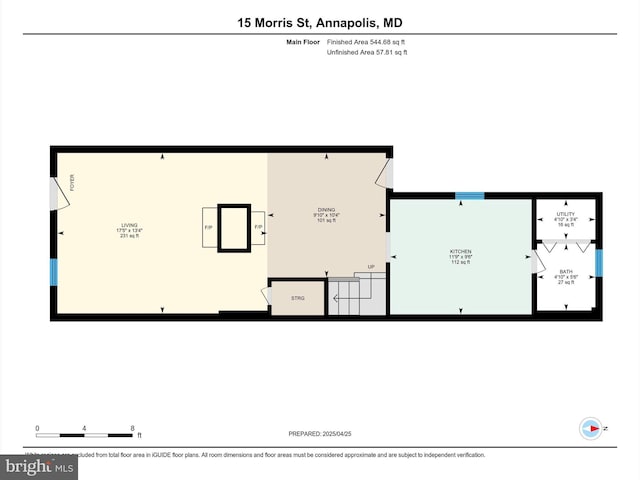 15 Morris St, Annapolis, MD 21401 - home floor plan