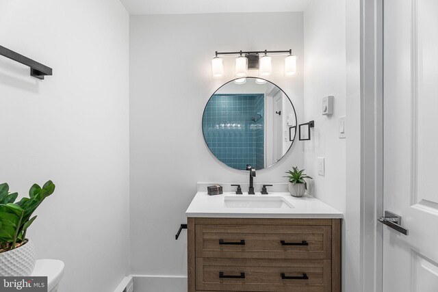 615 Salt Spray Rd Unit 3E, Ocean City, MD 21842 - full bath with a shower, vanity, baseboards, and toilet