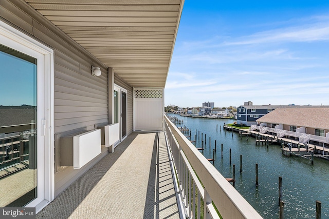 615 Salt Spray Rd Unit 3E, Ocean City, MD 21842 - balcony featuring a water view