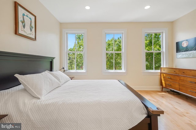 1809 12th St NW, Washington, DC 20009 - bedroom with light wood-style floors and recessed lighting