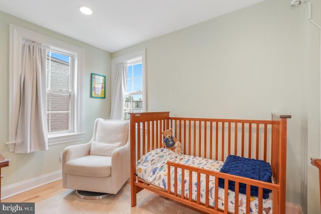 1809 12th St NW, Washington, DC 20009 - bedroom with wood finished floors and recessed lighting