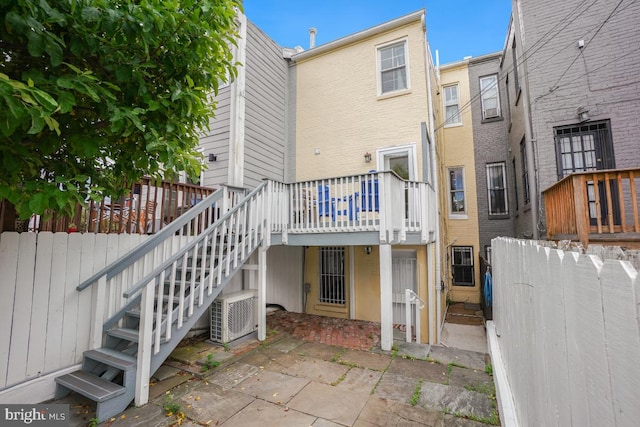 1809 12th St NW, Washington, DC 20009 - rear view of property featuring stairs and a deck