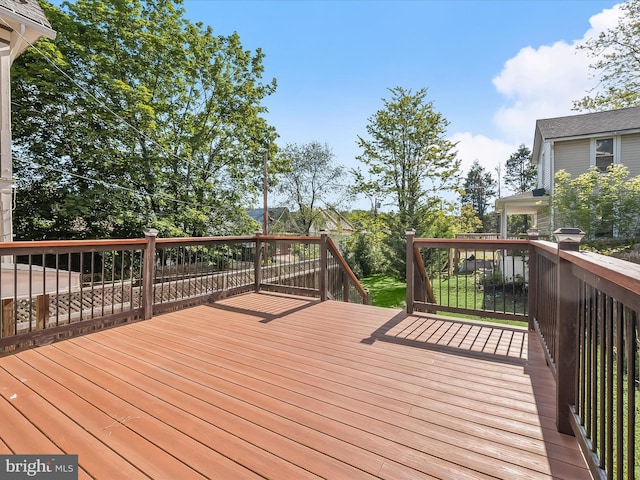 13 N Allegany St, Cumberland, MD 21502 - view of wooden deck