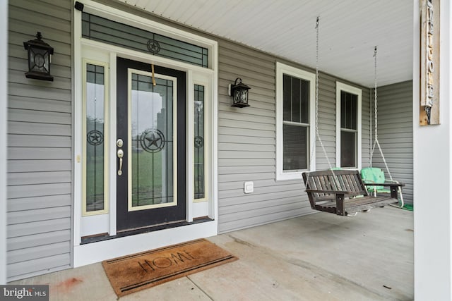 173 Puffball Rd, Hedgesville, WV 25427 - entrance to property with covered porch