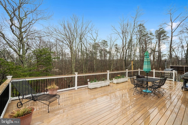 173 Puffball Rd, Hedgesville, WV 25427 - deck featuring outdoor dining space
