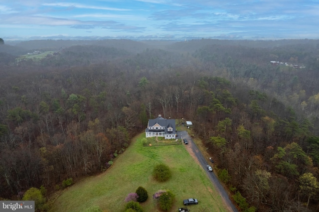 173 Puffball Rd, Hedgesville, WV 25427 - drone / aerial view with a wooded view