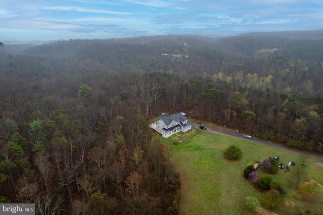 173 Puffball Rd, Hedgesville, WV 25427 - drone / aerial view with a forest view and a mountain view