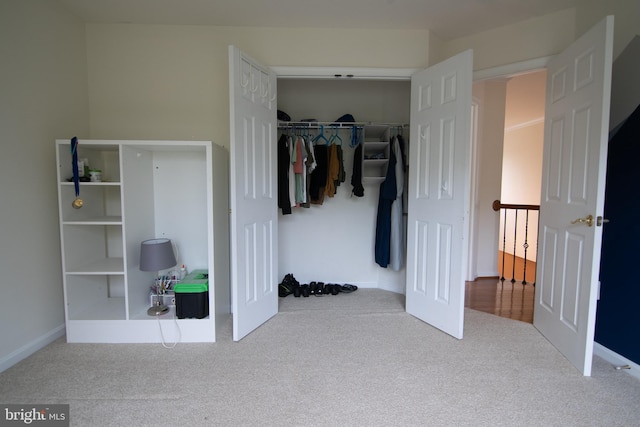 12253 Tulane Falls Dr, Bristow, VA 20136 - interior space featuring baseboards, a closet, and carpet