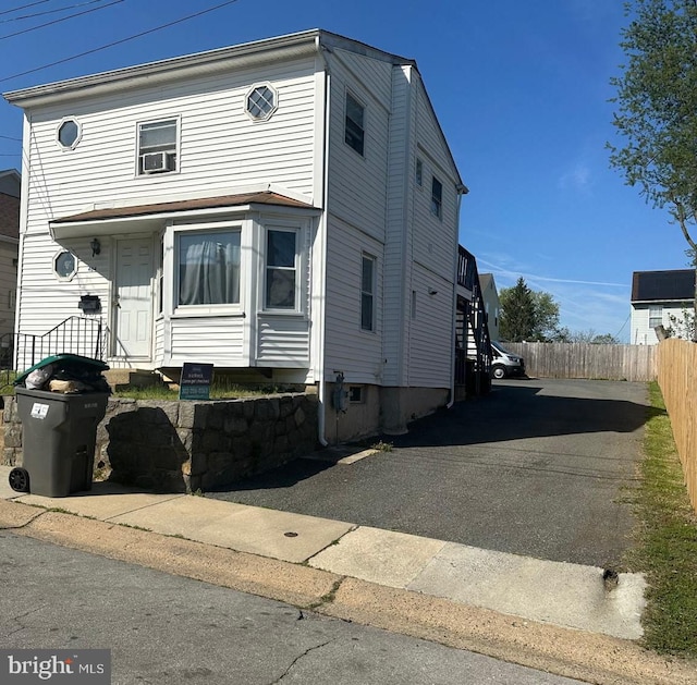 404 7th St, New Castle, DE 19720 - view of front of home featuring cooling unit