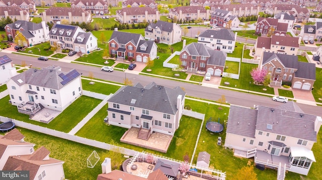 12 Charles Pl, Monroe Township, NJ 08831 - drone / aerial view with a residential view